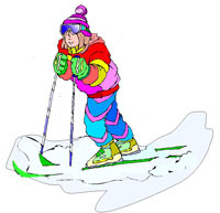 Игра на лыжах
